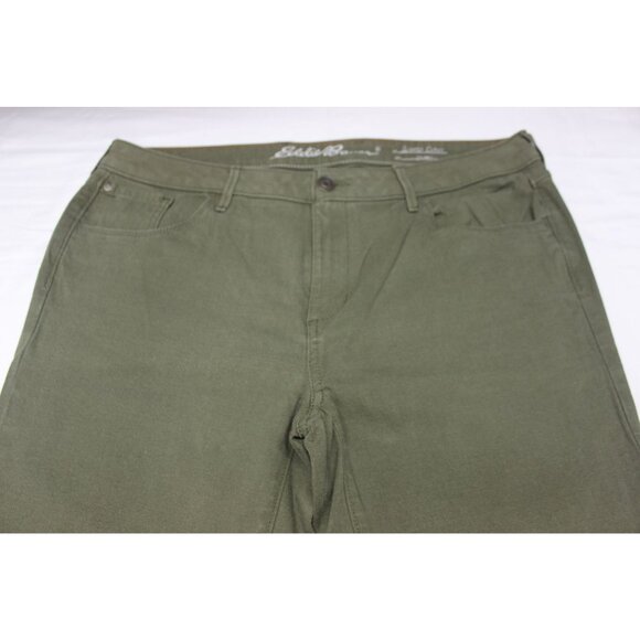 Eddie Bauer Women’s Size 16 Slightly Curvy Skinny Jeans Military Green - Picture 6 of 12